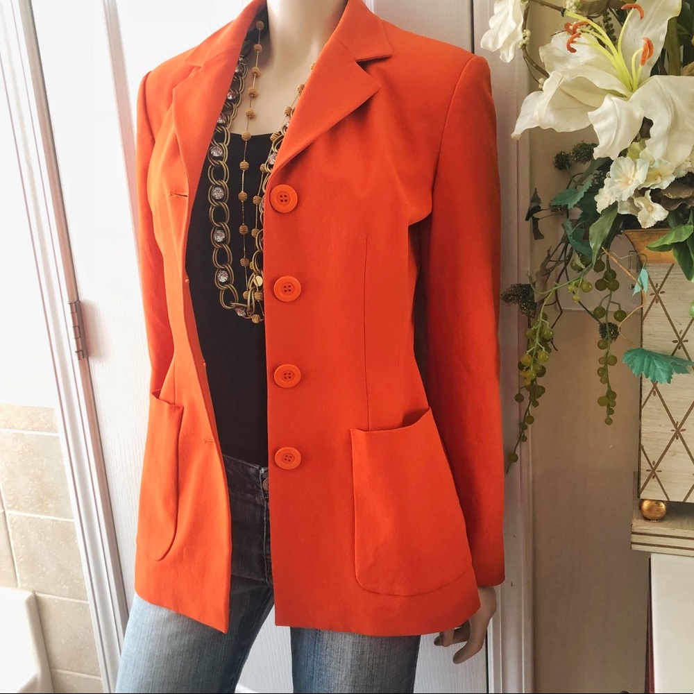 Italian Designer L’equippe Classic 3-Button Blazer - image 5